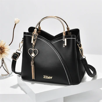 Almira Design Collection Women's Fine Fashion Luxury Style Designer Leather Handbag