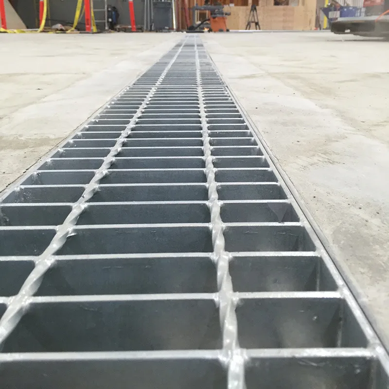 Решетчатая пластина из нержавеющей стали дорожная платформа траншея дренажная крышка