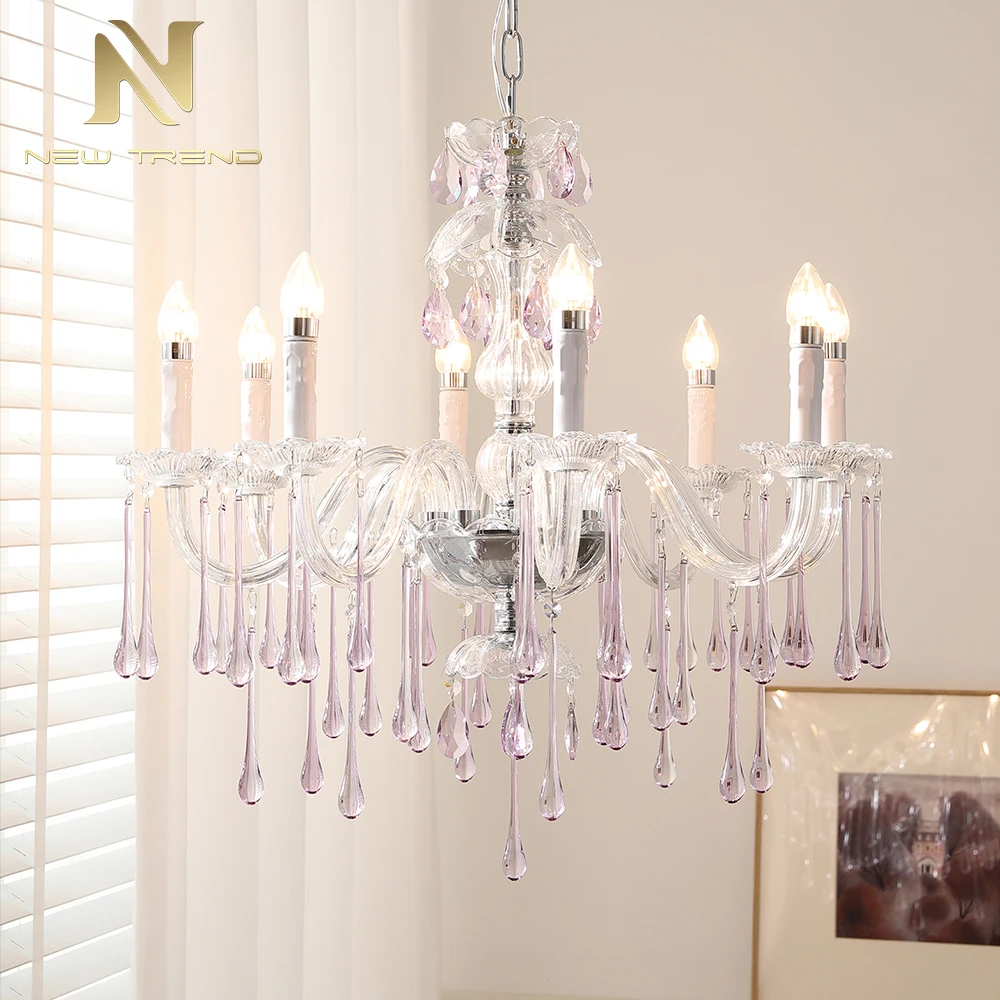 CPL-463 Modern Sculptural Murano Glass Chandelier – Artistic European Style Pendant Light for Villa Dining