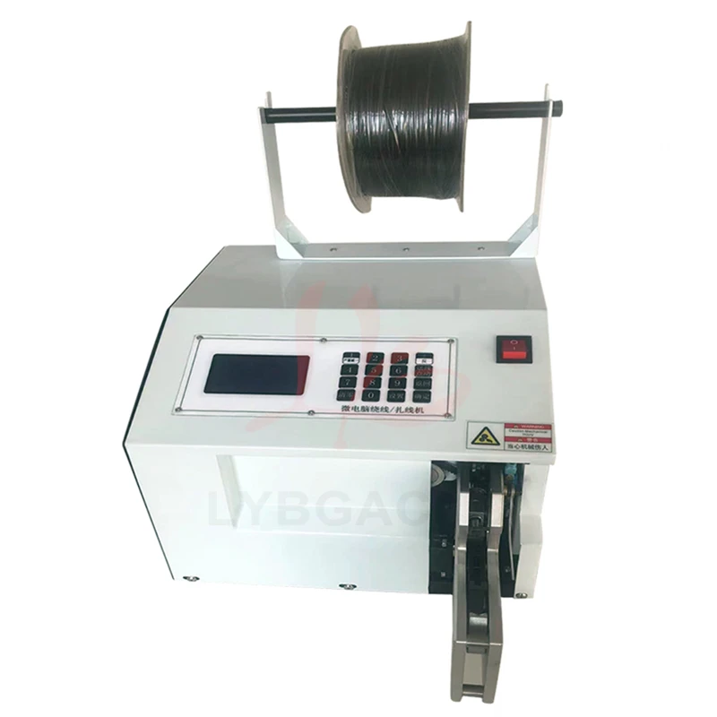 Multifunction Automatic Small Cable Wire Winding and Binding Machine Intelligent Touch Screen for USB Data Cable Power Cord Tie