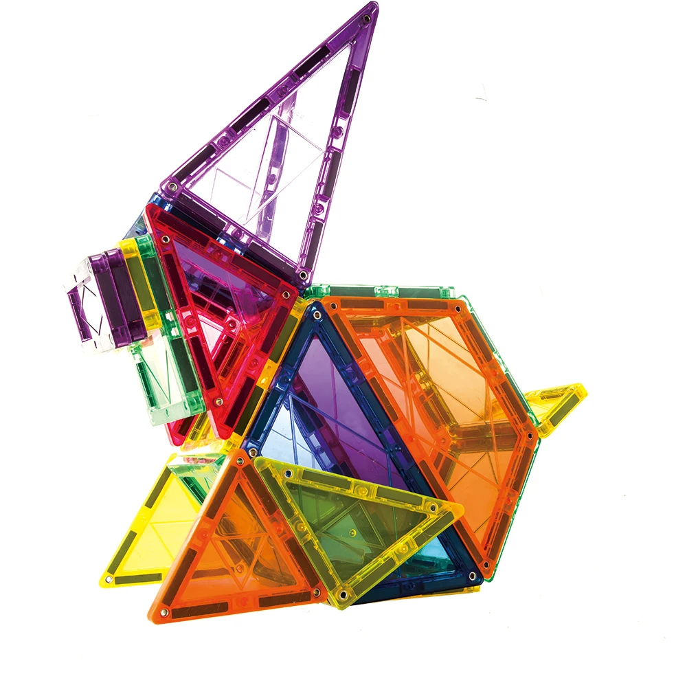 MAG-WISDOM Revit Blocks Magnetic Tiles Building Blocks Educational Magnetic Tiles for Kids