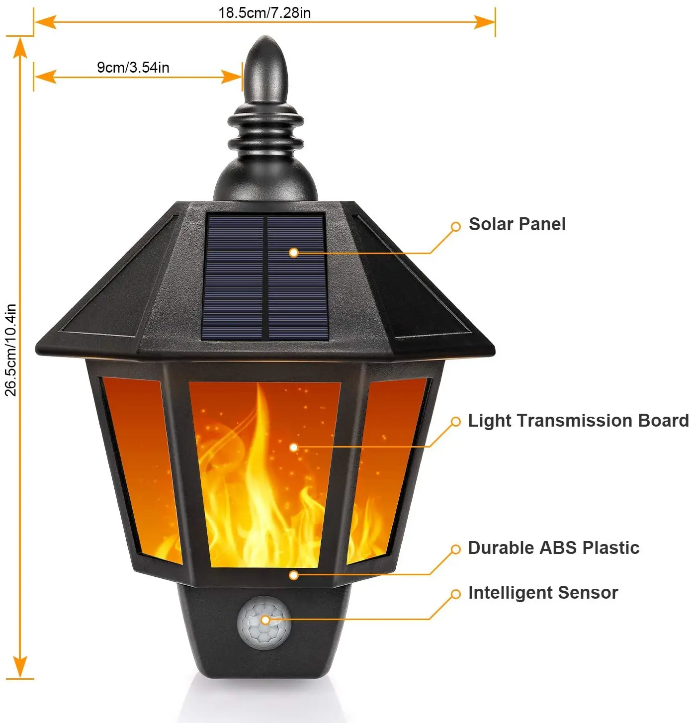 flame garage lights