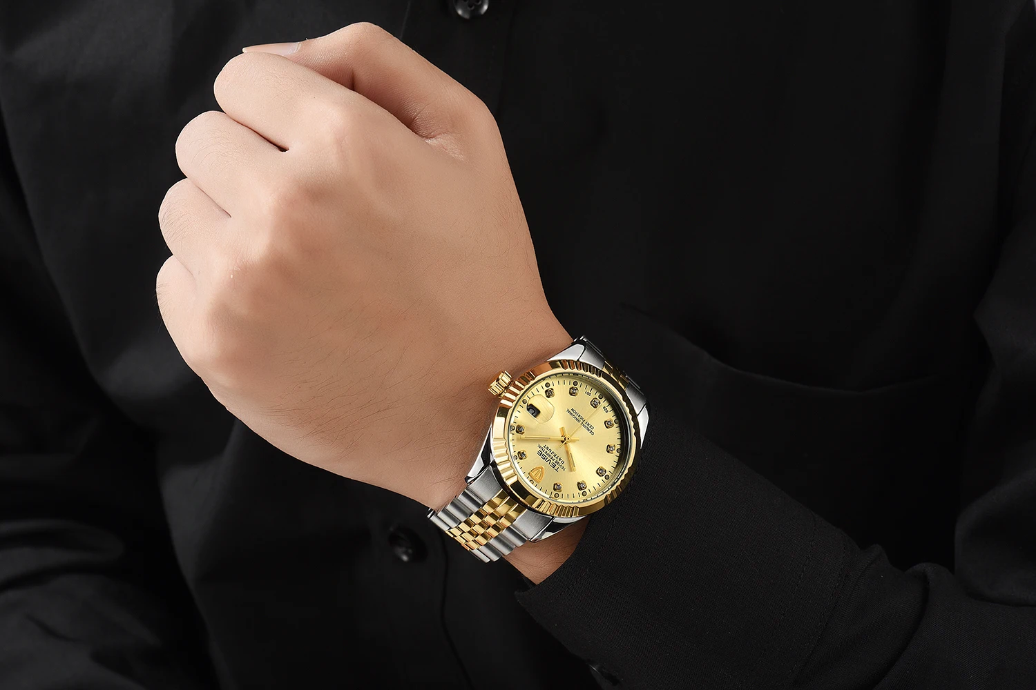 TEVISE OEM ODM Automatic Watch Date Customized Watches Classic Mechanical Watches for Men