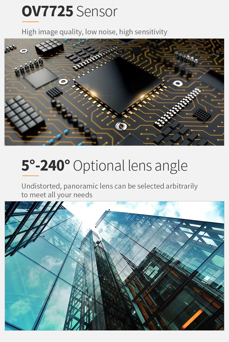 DGZX Mini CMOS VGA Low Light Sensor Omnivision OV7725 0.3Mp Macro Tiny Camera Module for Medical Vein Finder插图3
