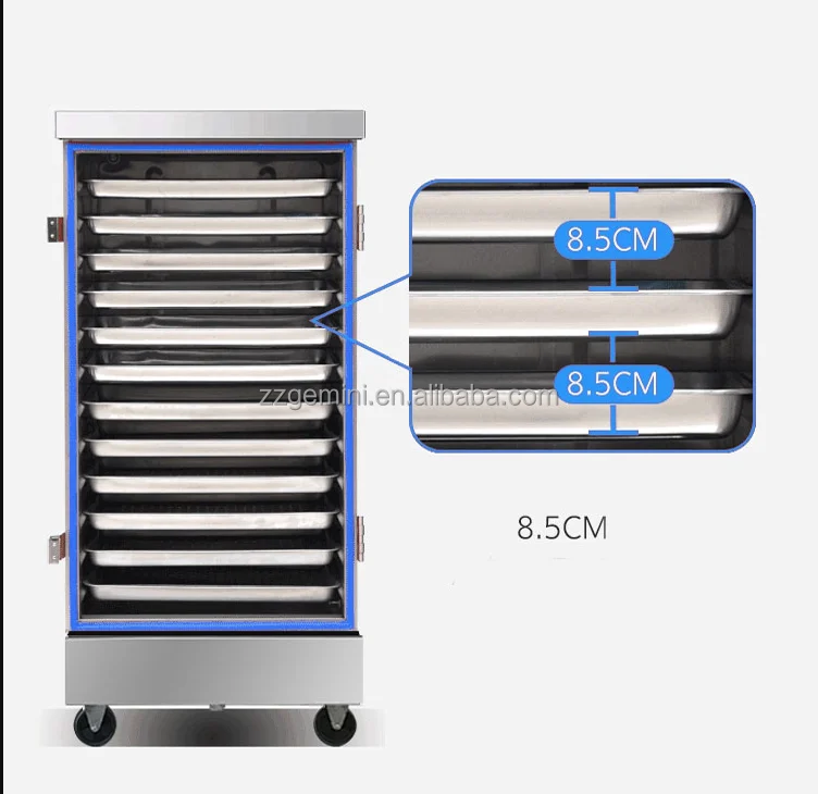 Commercial One Door Rice Roll Steamer Cooker 6/8/12/24 Tray Gas Model