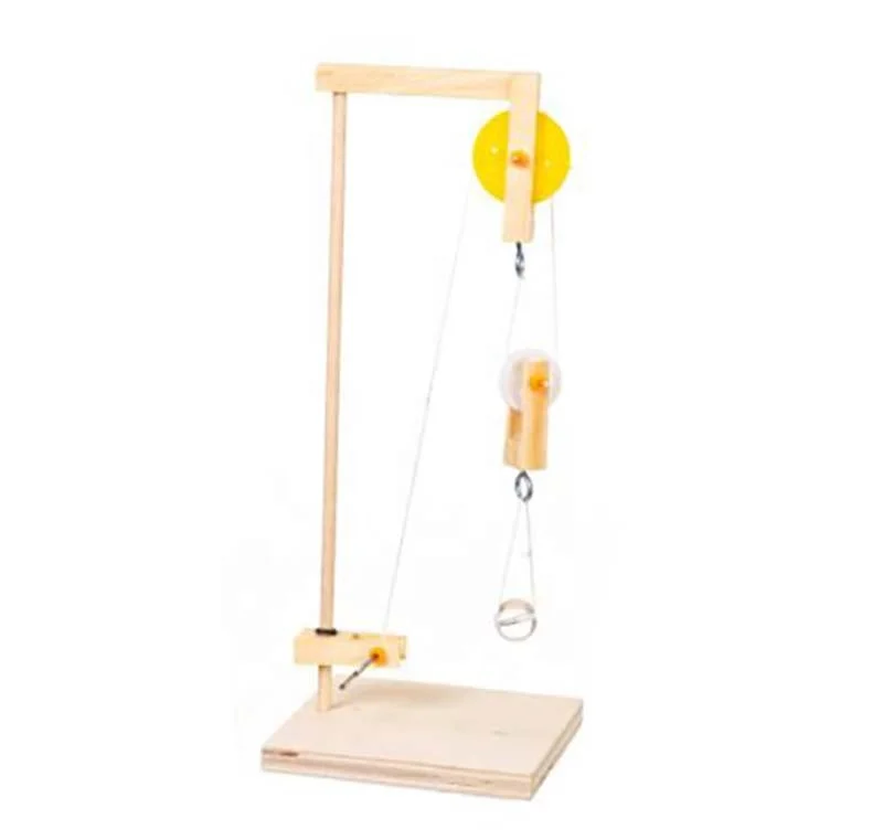 Baby Kids DIY Science Experiment Model Building Kits Manual Crane Creative Toy Kids Early Learning Education Toys for Baby Gifts