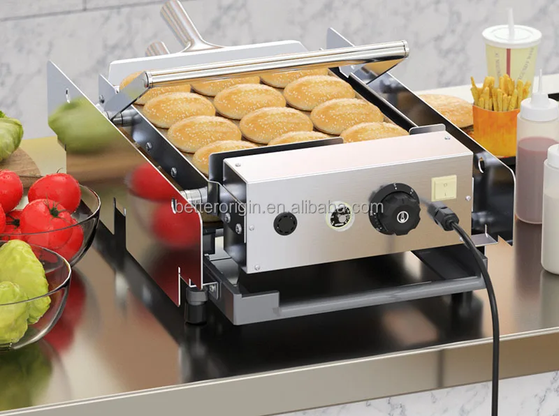 Electric Bun Hamburger Maker Cooker Oven Machine - China Home Bake