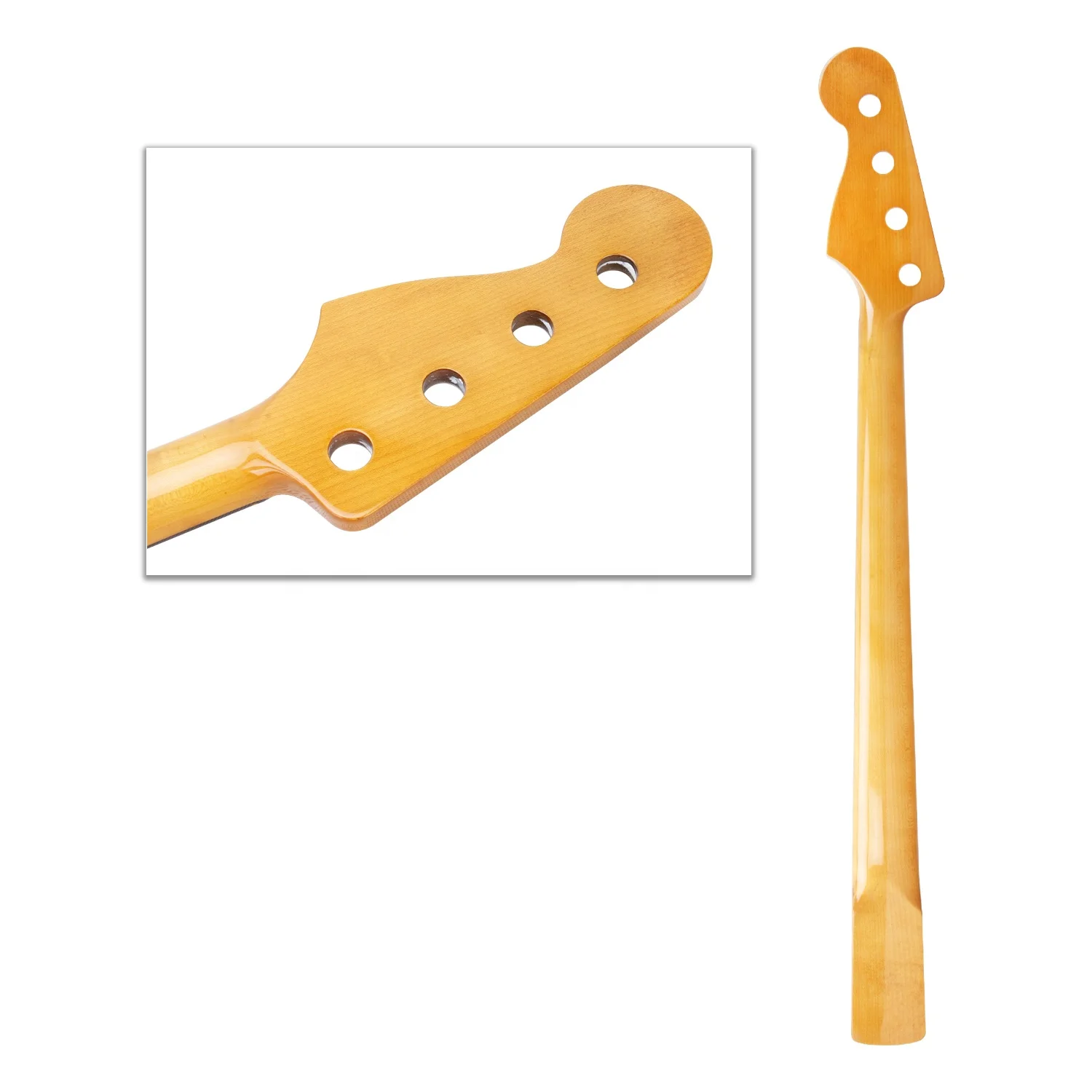 4弦20フレットエレクトリックベースギターネック ローズウッド指板