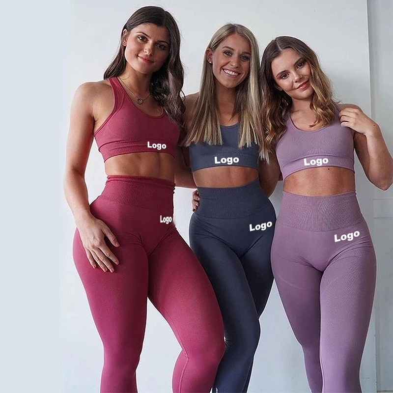 Custom Design Fashion Ladies Fitness Sport Gym Wear Bra and Pants