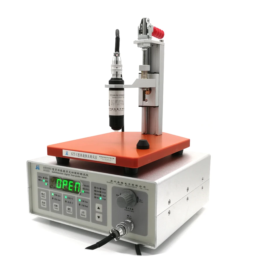 Высокоточный четырехзондовый метод Плетеный мост шина Измеритель