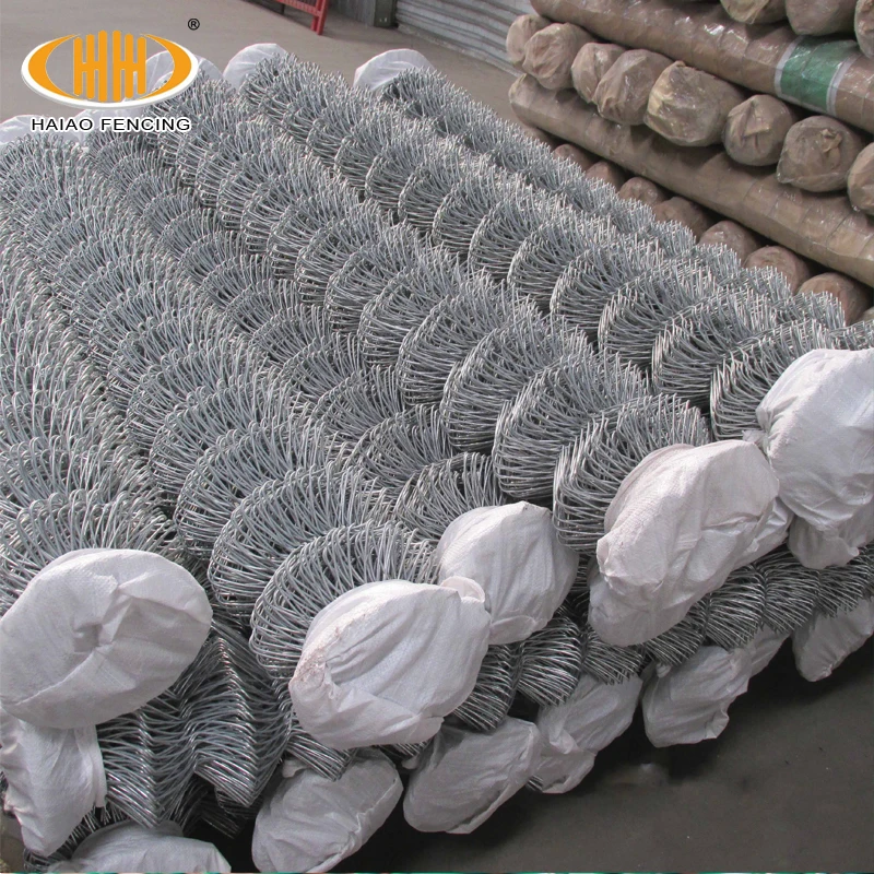 6x10 Galvanized Chain Link Mesh Fence Diamond Shape PVC Coated Wire Mesh 6 Feet High for Jamaica