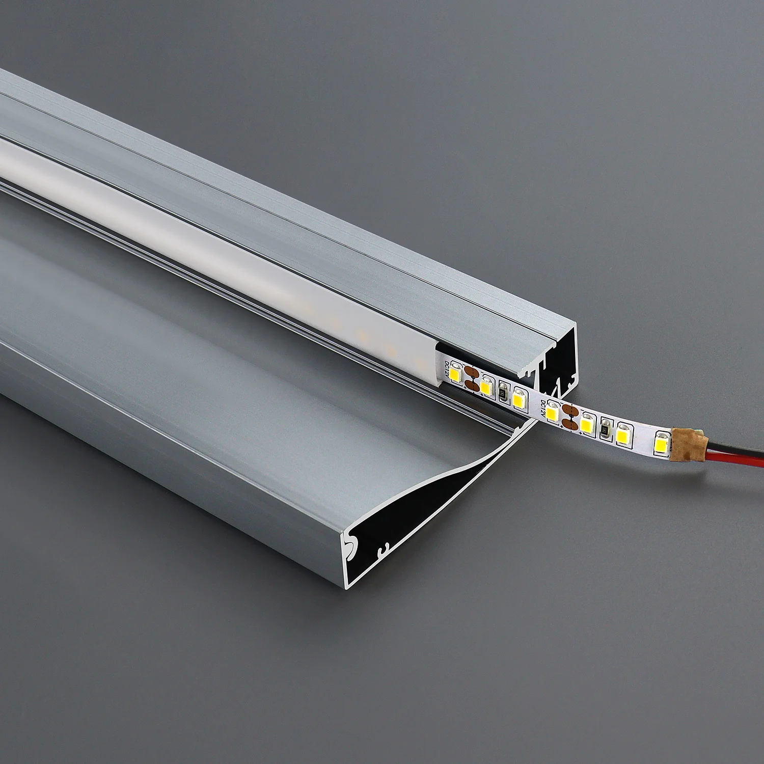Baseboard Wall Flooring LED Skirting Board Aluminum Led Baseboard Lighting Skirting Aluminium Profile