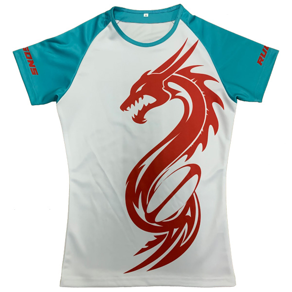 
 Изготовленные на заказ футболки для регби с сублимационной печатью  