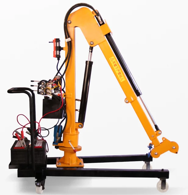 Hydraulic Lifting Equipment Automatic 360 Degree Rotary Mini Electric Floor Small Cranes