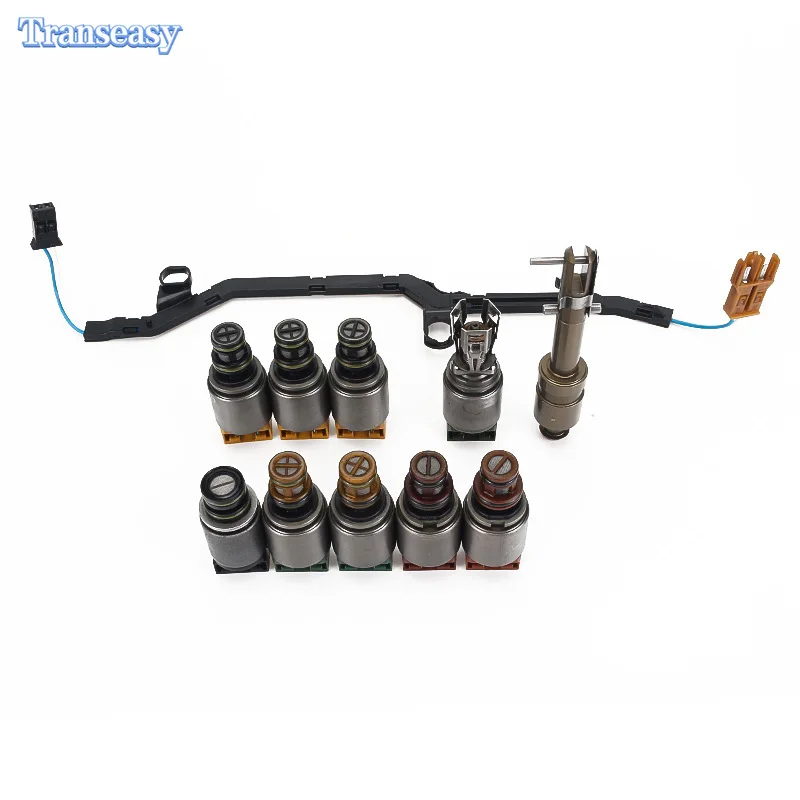 6HP21 6HP28 Transmission Solenoid Valve BMW F10 F12 F01 F02 X5 X6 Transmission  Solenoid Kit ZF 1068298047 6HP21 6HP28 ZF6HP21 Solenoid Valve Harness Kit 7PCS NEW 6HP21 6HP28 ZF6HP21 ZF6HP28 Transmission Solenoid Set Com