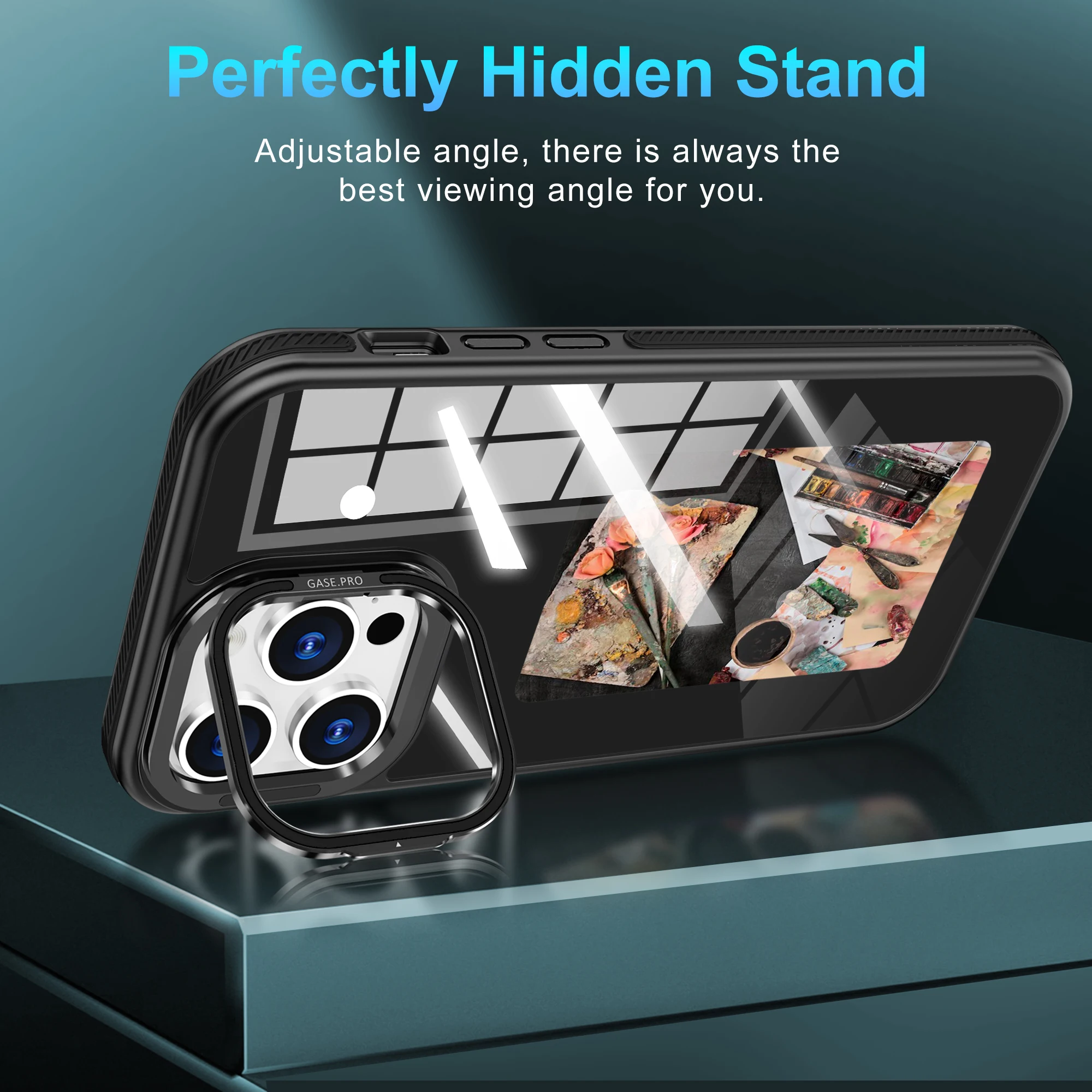 Smart Ink Screen Phone Case for IPhone15 Pro E Ink Screen Display Case for iPhone 15 14 13 12