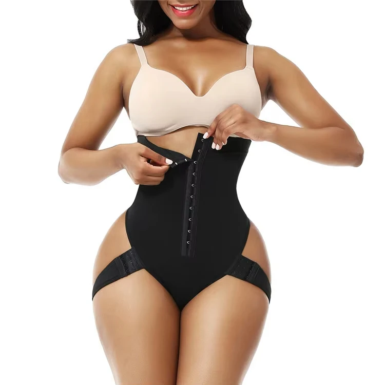 HKRXEC Strapless Garter Shaping Bodysuit with Shorts