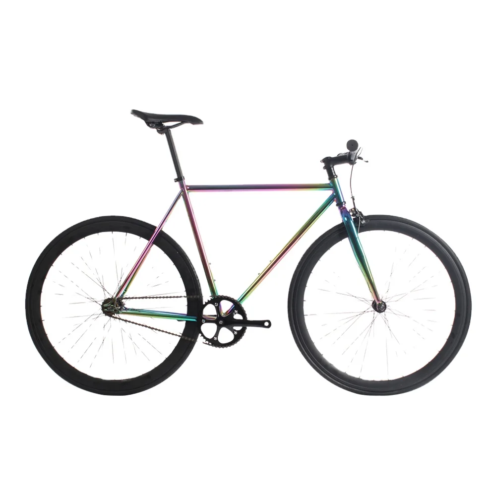 Custom Throne Fixie Fixed Gear Neo Chrome Bike Neo Chrome Throne