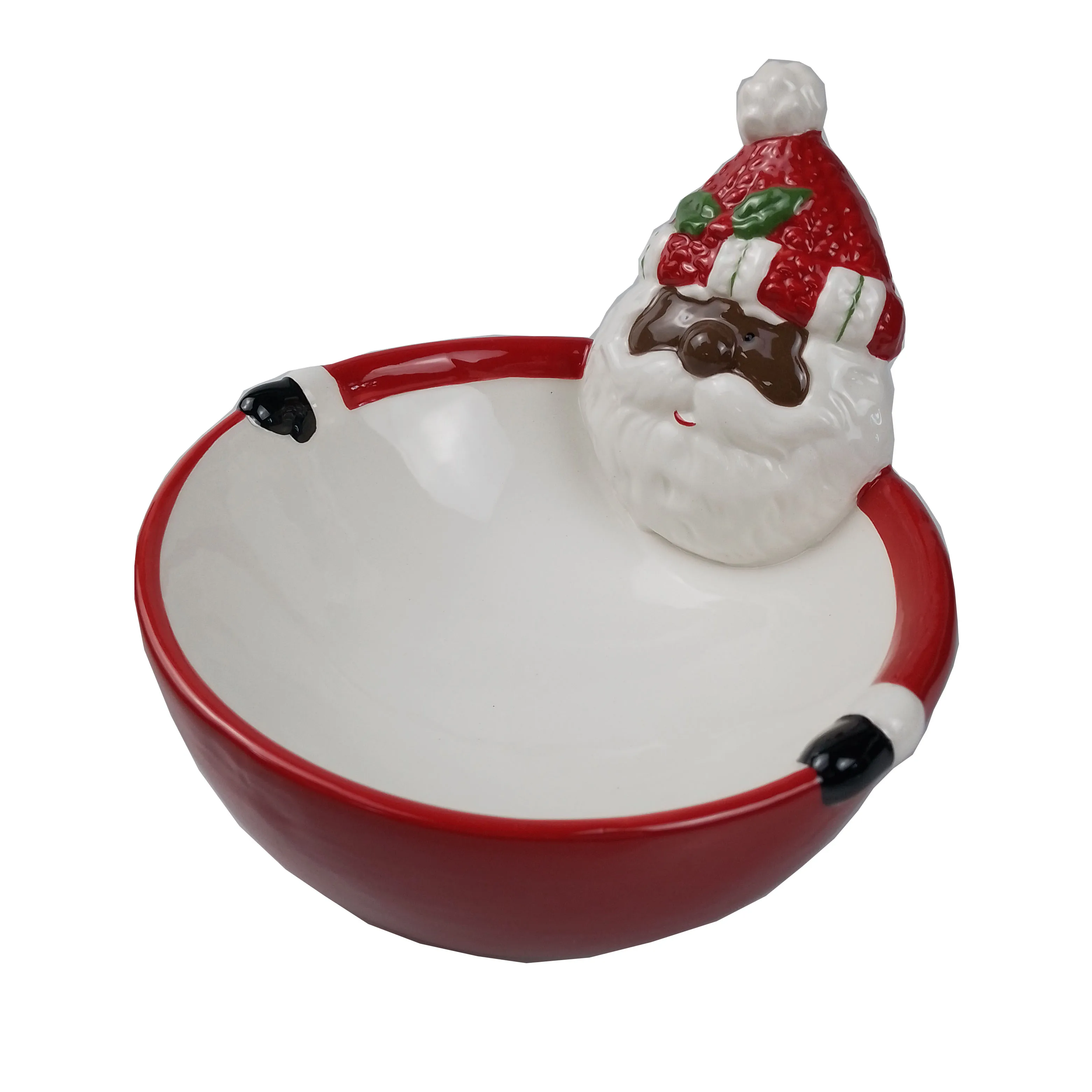 VICASKY Keramik Santa Cookie Jar Mit Deckel Weihnachtliche