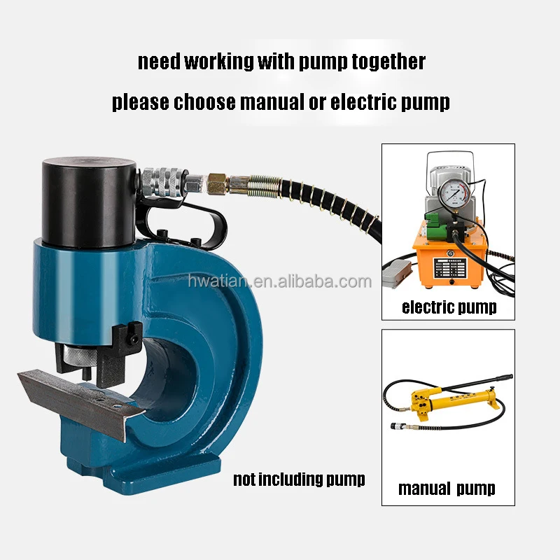 CH-60/70 Hydraulic puncher tool machine word long hole/Elliptical hole dies Hydraulic hole punching