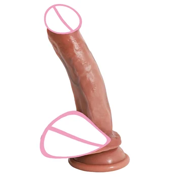 Female sex toy dildo silicone penis artificial clitoral stimulator for use by adult women with dildos