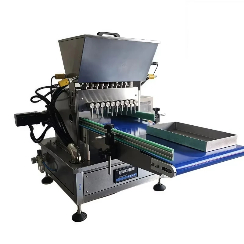 Automatic Mint Hard Candy Depositor Universal Small Scale Gummy Coconut Sugar Mold Form Make Machine Lollipop Candy Depositor