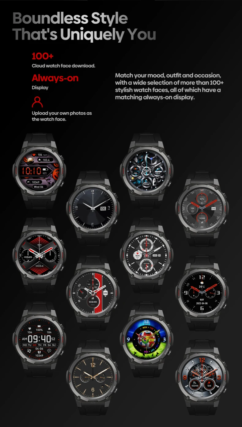 Zeblaze Vibe 7 Pro Smart Watch 1.43 Inch AMOLED Display Hi-Fi Phone Calls Toughness Smart Watch (8).jpg