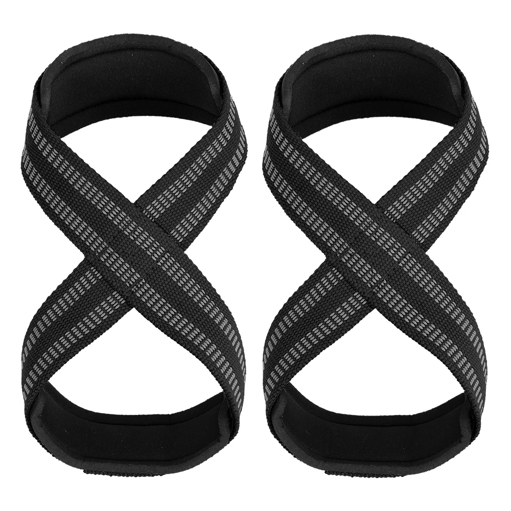 Figure 8 Raps Mkas Custom Logo Figure 8 Weightlifting Straps Gym Workout Training ...