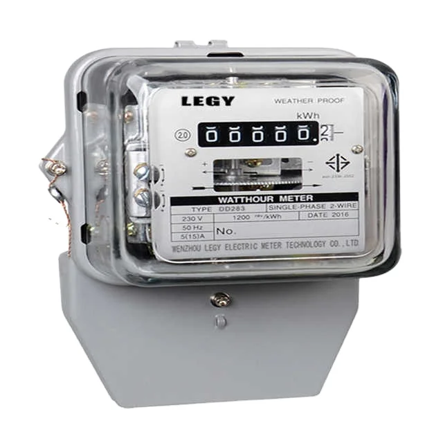 Factory-made practical and durable single-camera electric watt-hour meter