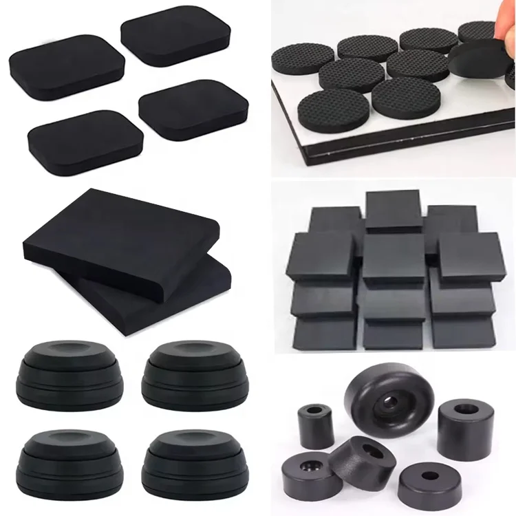 Factory Custom Studio Monitor Silicone Rubber Vibration Subwoofer Sound Earthquake Isolation Pads for Speakers