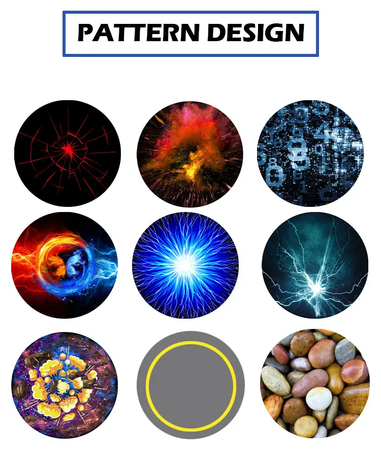 Anti Slip Home Office Under Desk Mat Round Polyester Gaming Chair Mat