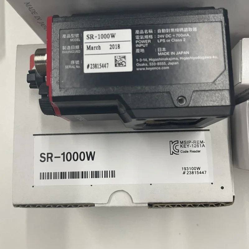 KEYENCE SR-1000 1D & 2D Industrial Barcode Reader - CMOS Sensor