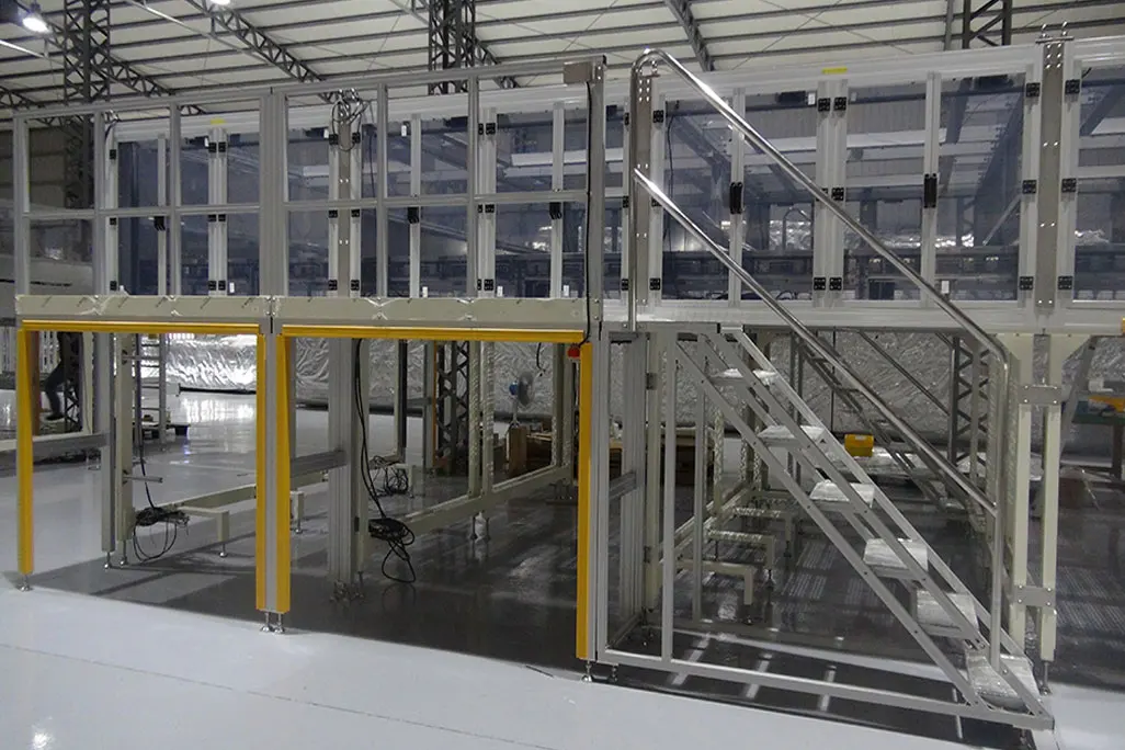 Custom Industrial Aluminum Profile 6000 Series for Stairs and Platform with Bending Cutting Welding Processing Services supplier