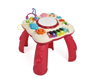 EPT Educational Toy Baby Table Chair Educational Musical Drum Baby Study Table Toys Piano Music Instrument Learning Table Toys