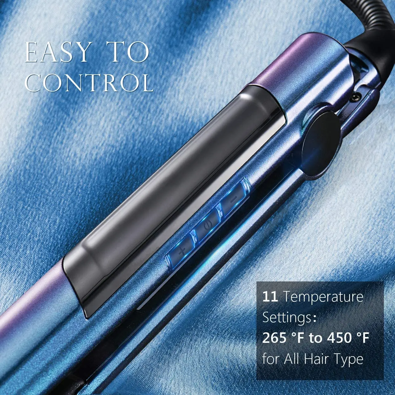 Curling Iron Ceramic Hair Straightener 230 Degrees Flat Iron Hair