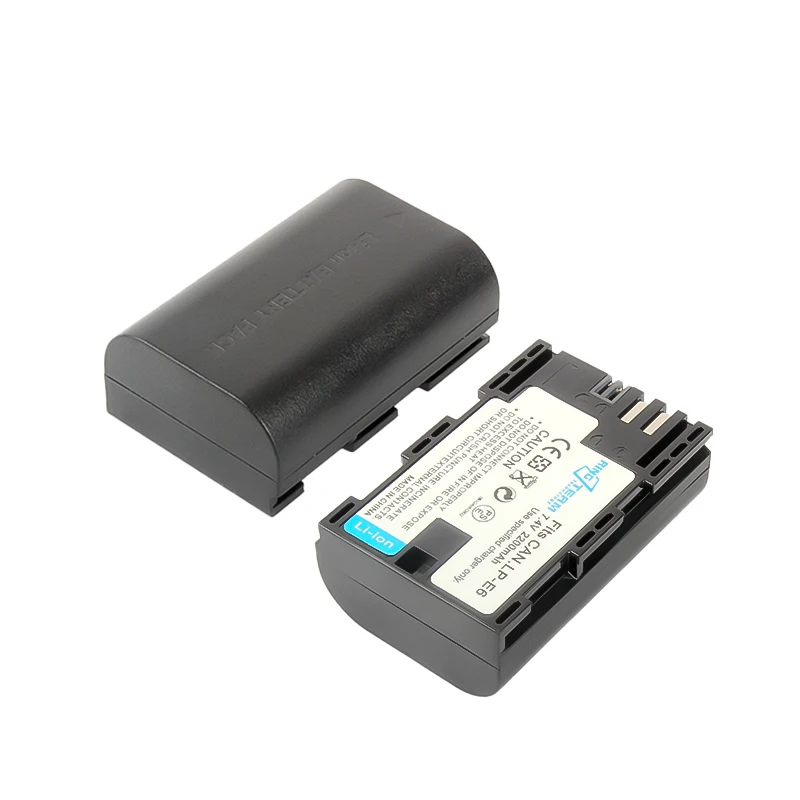 Batteria Baxxtar LP-E6N 2400mAh Compatibile Canon: Per EOS 5D Mark II, III, IV, 5DS, R5, 6D, 7D, 60D, 70D, 80D, 90D E Blackmagic