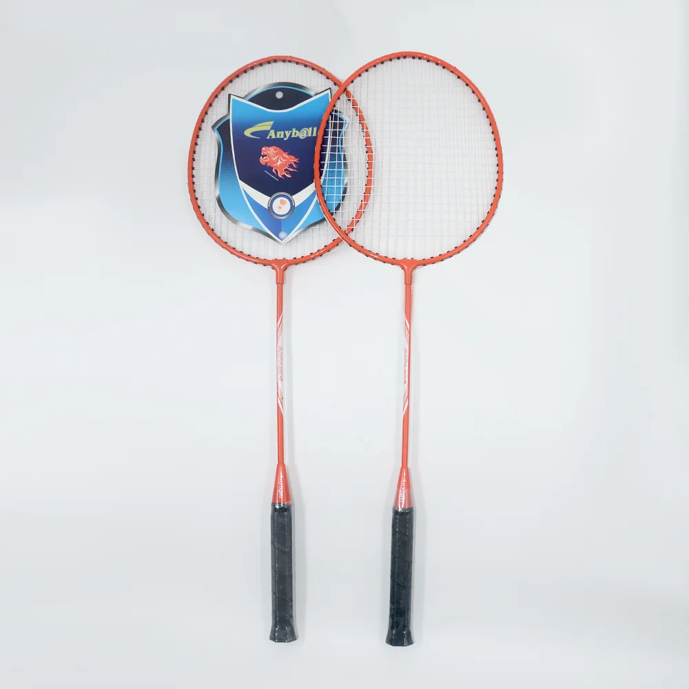 Hot sale different color customized logo wholesale high quality tempered steel badminton racket