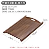 Bamboo double-handled slanted tray, 52*34*3cm