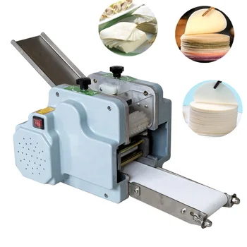 Automatic Tabletop Gyoza Skin Maker Machine Small Size Dumpling/Spring Roll/Wonton/Pierogi Wrapper Skin Machine Grain Making