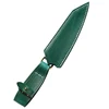 Étui en cuir vert