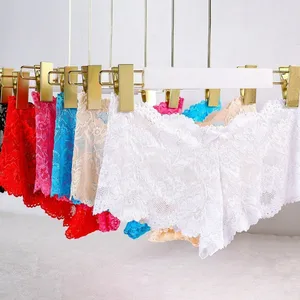 Oem Hot Wholesale Fancy Seamless Women Lace Sexy Ladies Pearl Panties Solid Color Hot Girl Funny Sexy Underwear