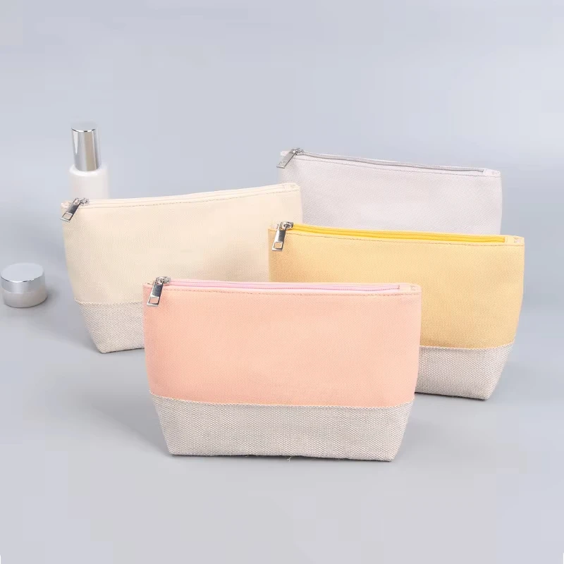 Custom Gift Pouch Wholesale Price Customized Cosmetic Make up Bag Canvas Makeup Bag With Logo