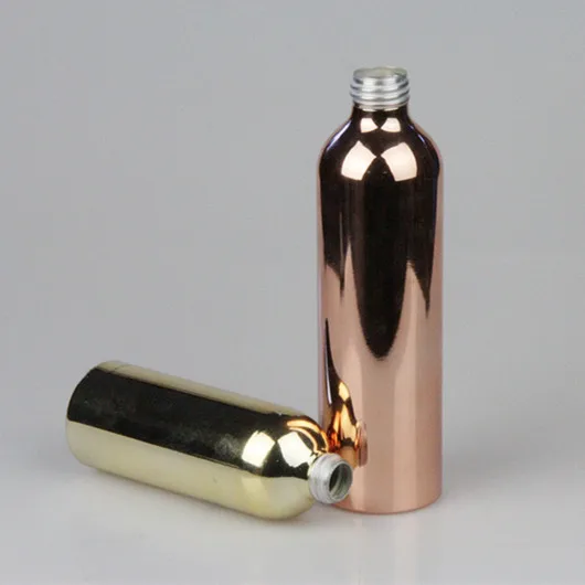 Luxury 20ml 30ml 50ml 100ml Shiny UV Coating Perfume Cosmetic Aluminium Bottles Can Be Silk Printing