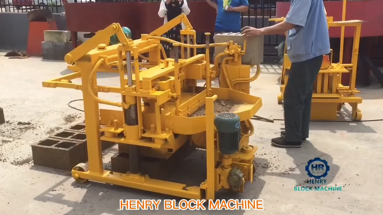 Hollow Block Machine 400x200x200 Qt40-3a Henry - Buy Hollow Block ...