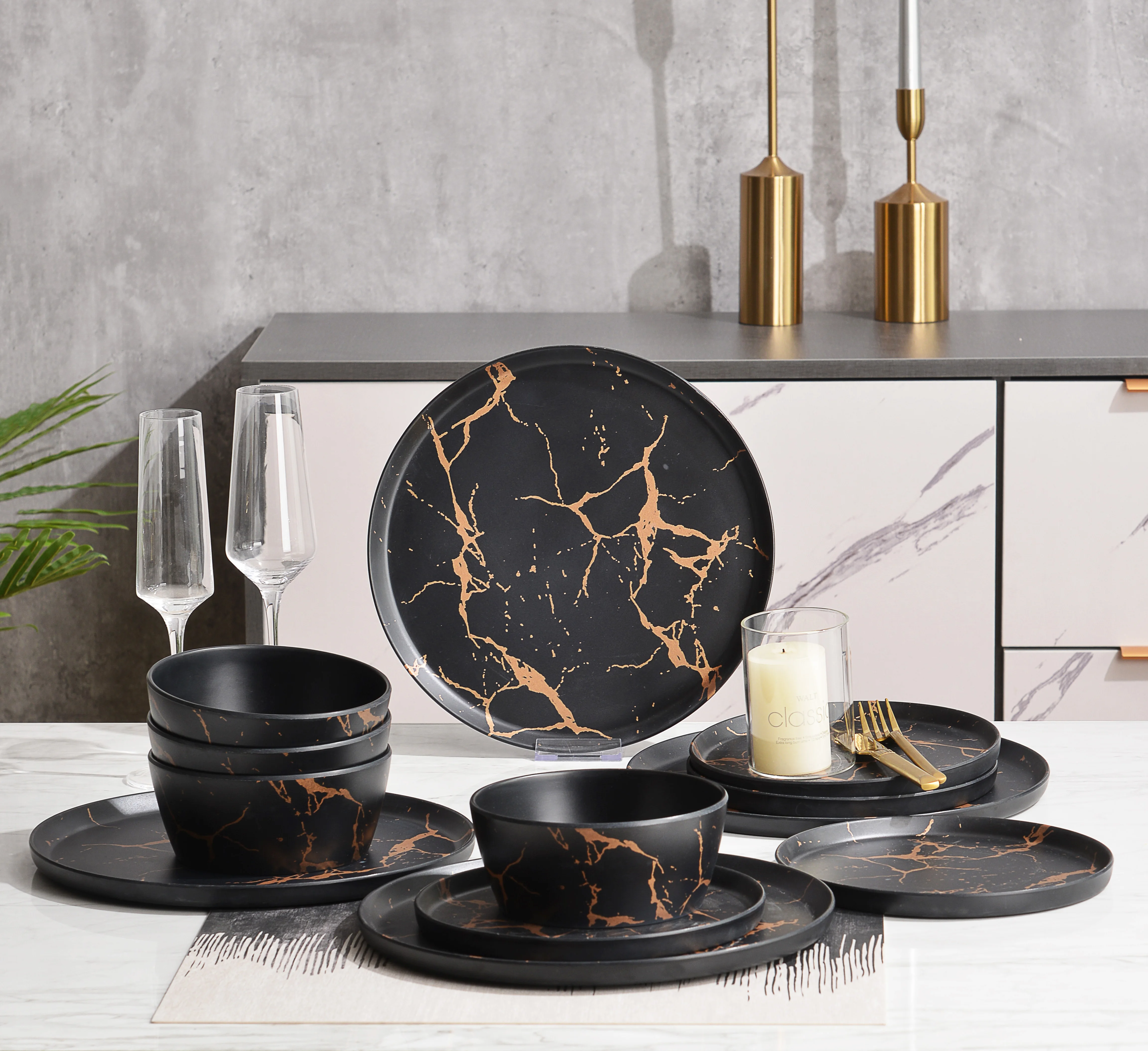 メラミン ランチ皿 中皿 D-51用