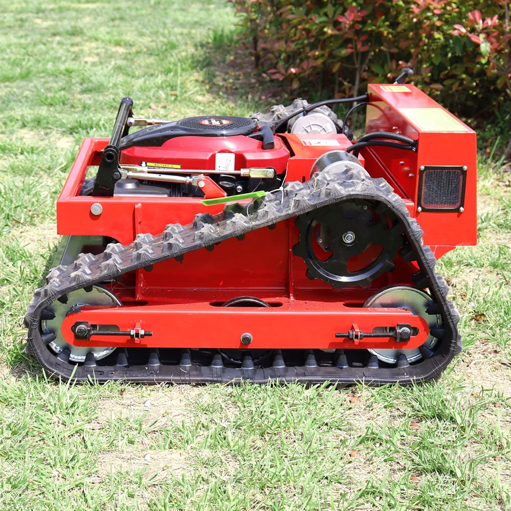 Fast Cutting Machine Ht550 Remote Control Crawler Lawn Mower Wheel ...