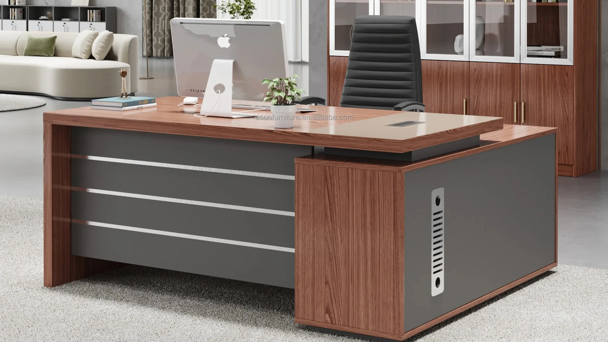 Ekintop Modern Office Furniture Desk Chair Executive Desks Ergonomic