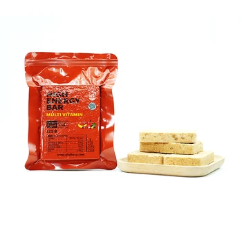 4-Day Emergency High Energy fruit Flavored Food Bar Multivitamin and Mineral Supplement with Salty Taste and Hard Texture