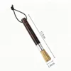 QJ14-Ebony Cepillo de limpieza redondo con cuerda para colgar