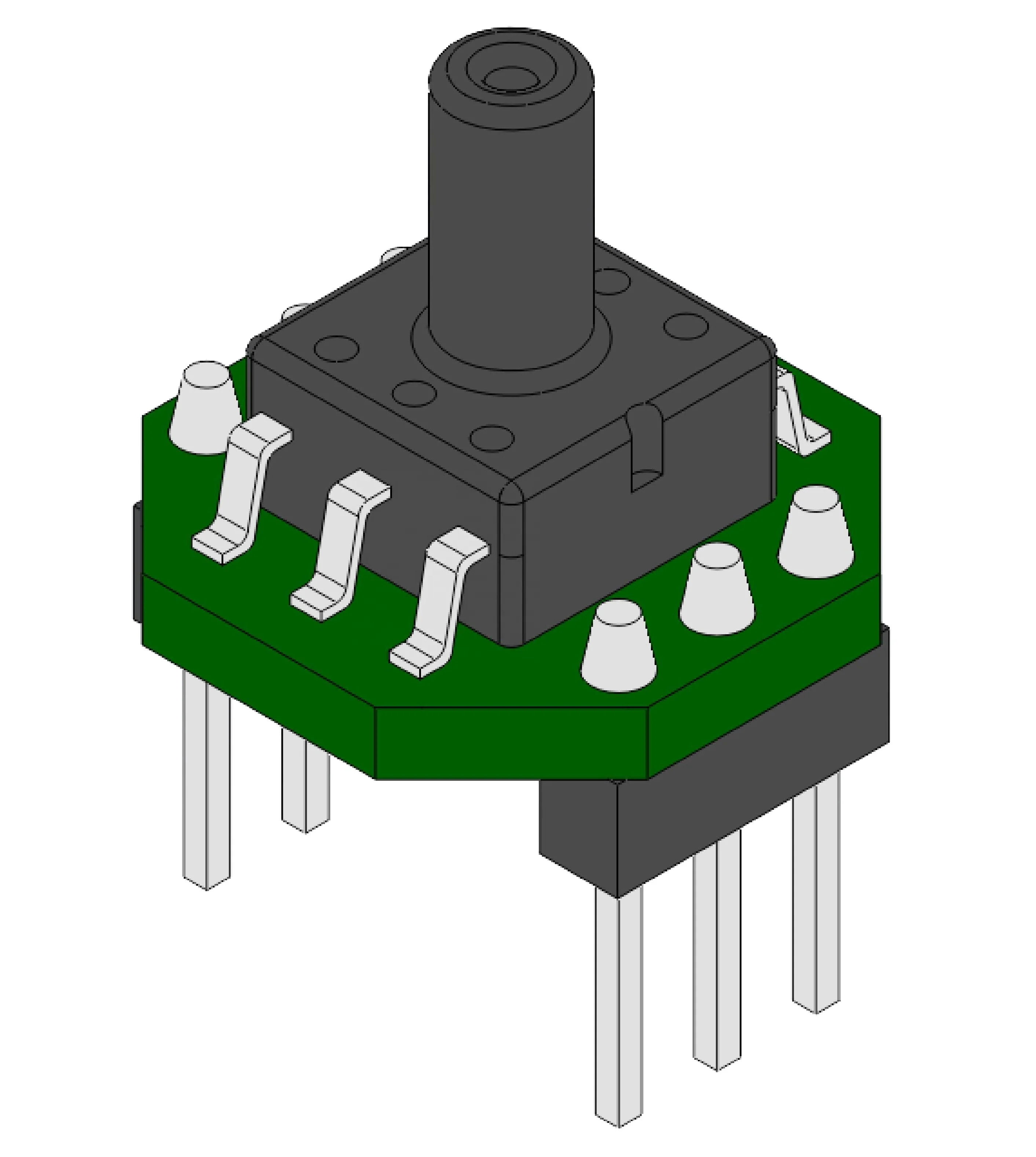 10kPa XGZP6847A Vacuum Pressure Sensor
